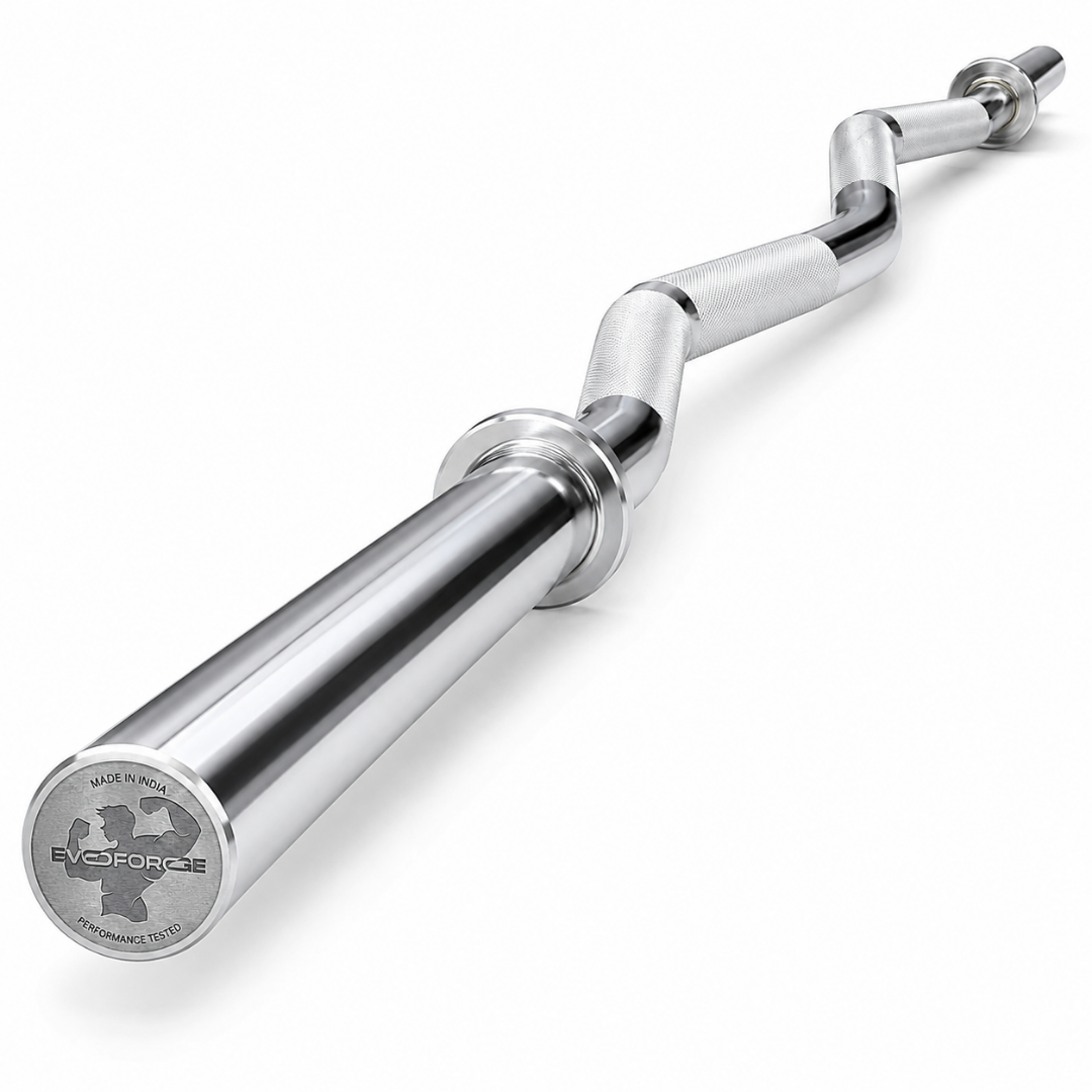 4ft Specialized EZ Curl Barbell | 48mm Sleeve